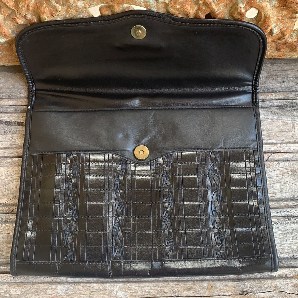 Samir Leather Clutch Handbag View 3